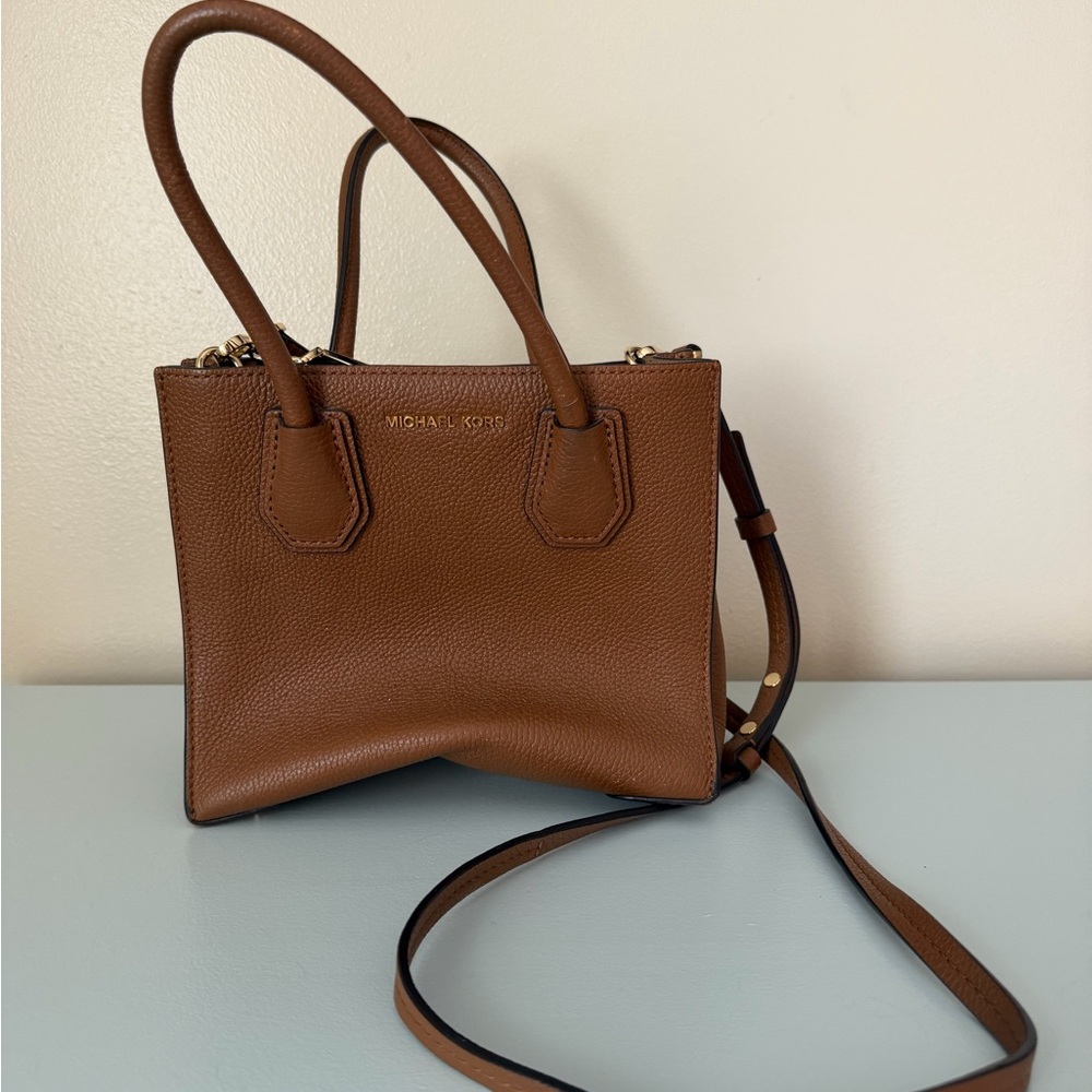 Michael Kors Tan Leather Satchel